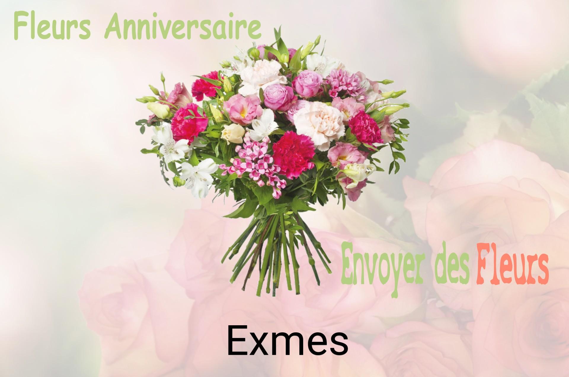 Bouquet de fleurs d’anniversaire livré à Exmes